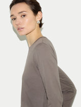 Supima Cotton Long Sleeve T-shirt | Ash Earth