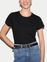 Fine Cotton Baby T-shirt | Black