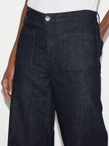Rhea Patch Pocket Jean | Indigo