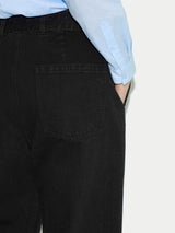 Turner Belted Barrel Leg Jean | Black