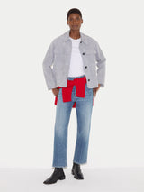 Carter Straight Leg Jean | Mid Blue