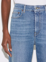 Carter Straight Leg Jean | Mid Blue