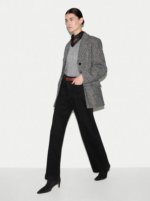 Rhea Patch Pocket Jean | Black