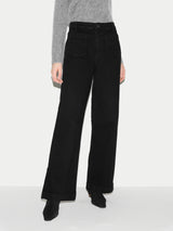 Rhea Patch Pocket Jean | Black